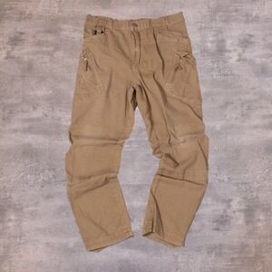 Angle Cargo Double Knee Avant Gaurd Y2K Style Spright Fit Baggy Brown Pant's